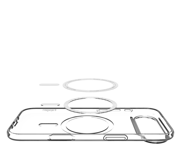 Spigen Liquid Crystal Mag Magsafe do Iphone 17 Air Clear/White - 1359835 - zdjęcie 5